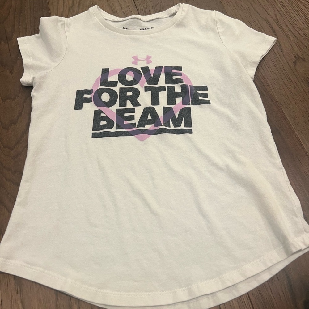 Under Armour Girls Gymnastics Graphic Tee Size Small